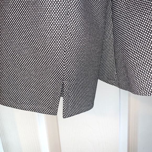 New TAHARI Black White belted BLAZER 6 - Picture 4 of 6